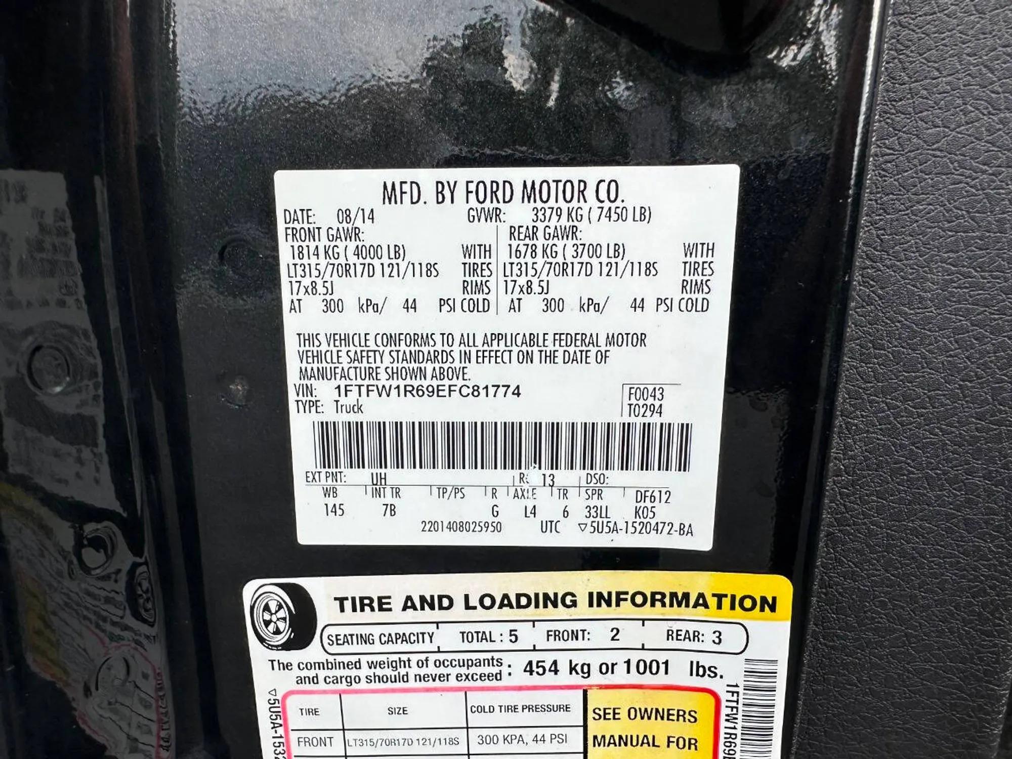 2014 Ford F-150 SVT Raptor