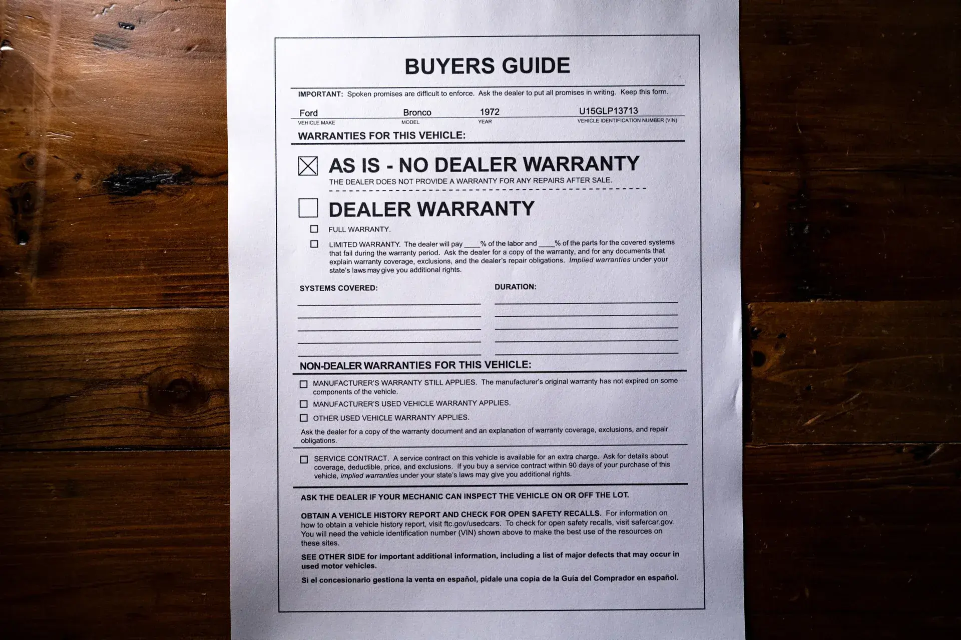 Velocity-Built 1972 Ford Bronco
