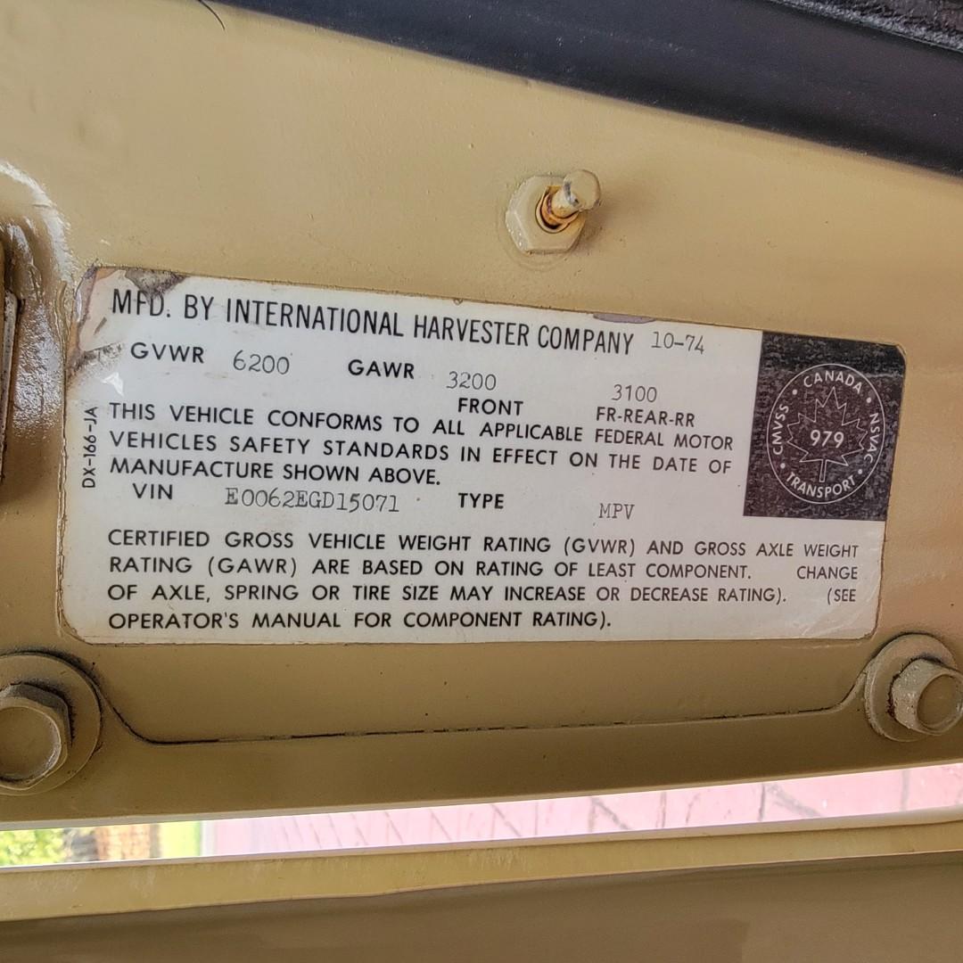 1975 International Scout II