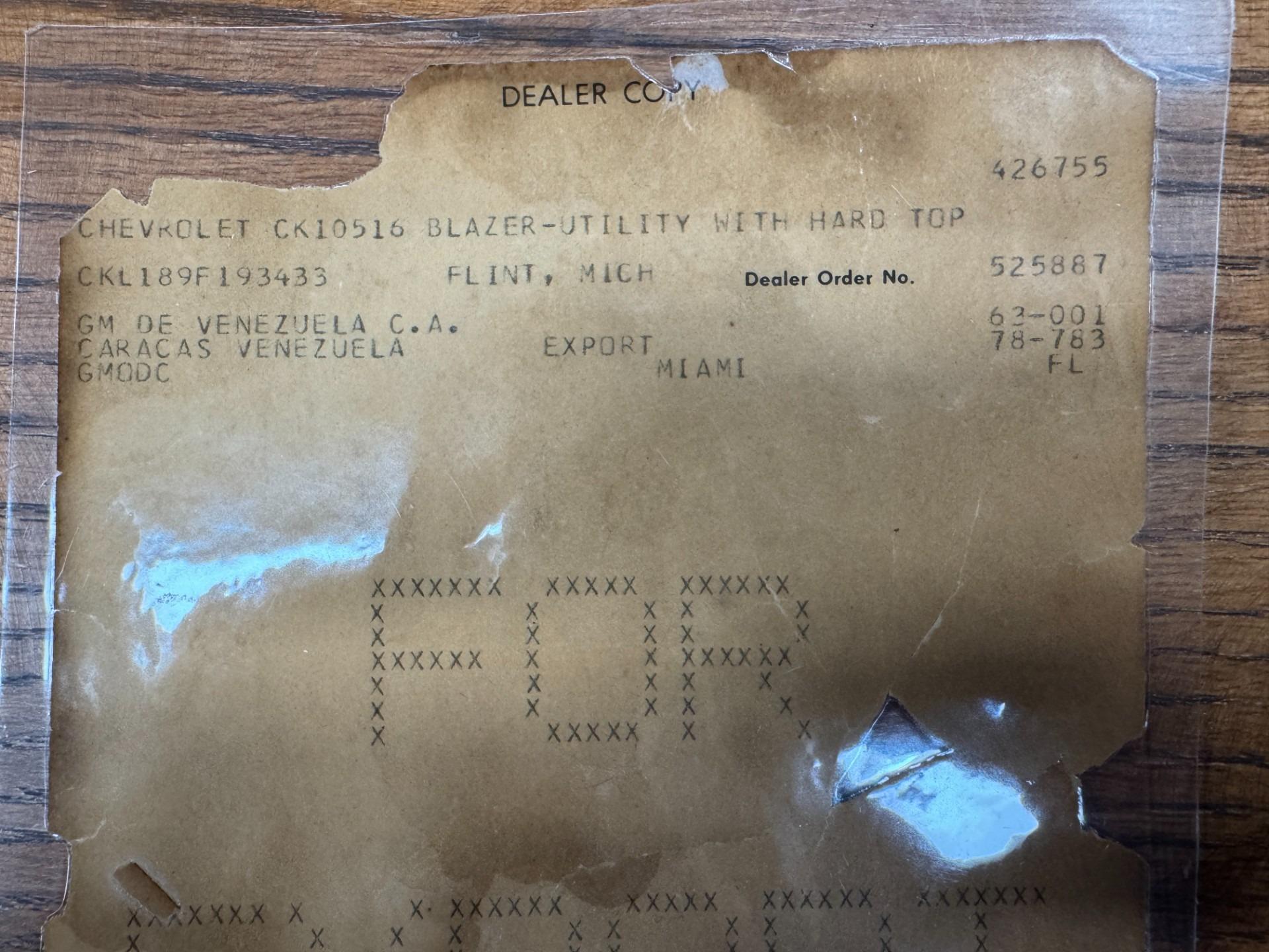 50 Original-Mile 1979 Chevrolet K5 Blazer Cheyenne