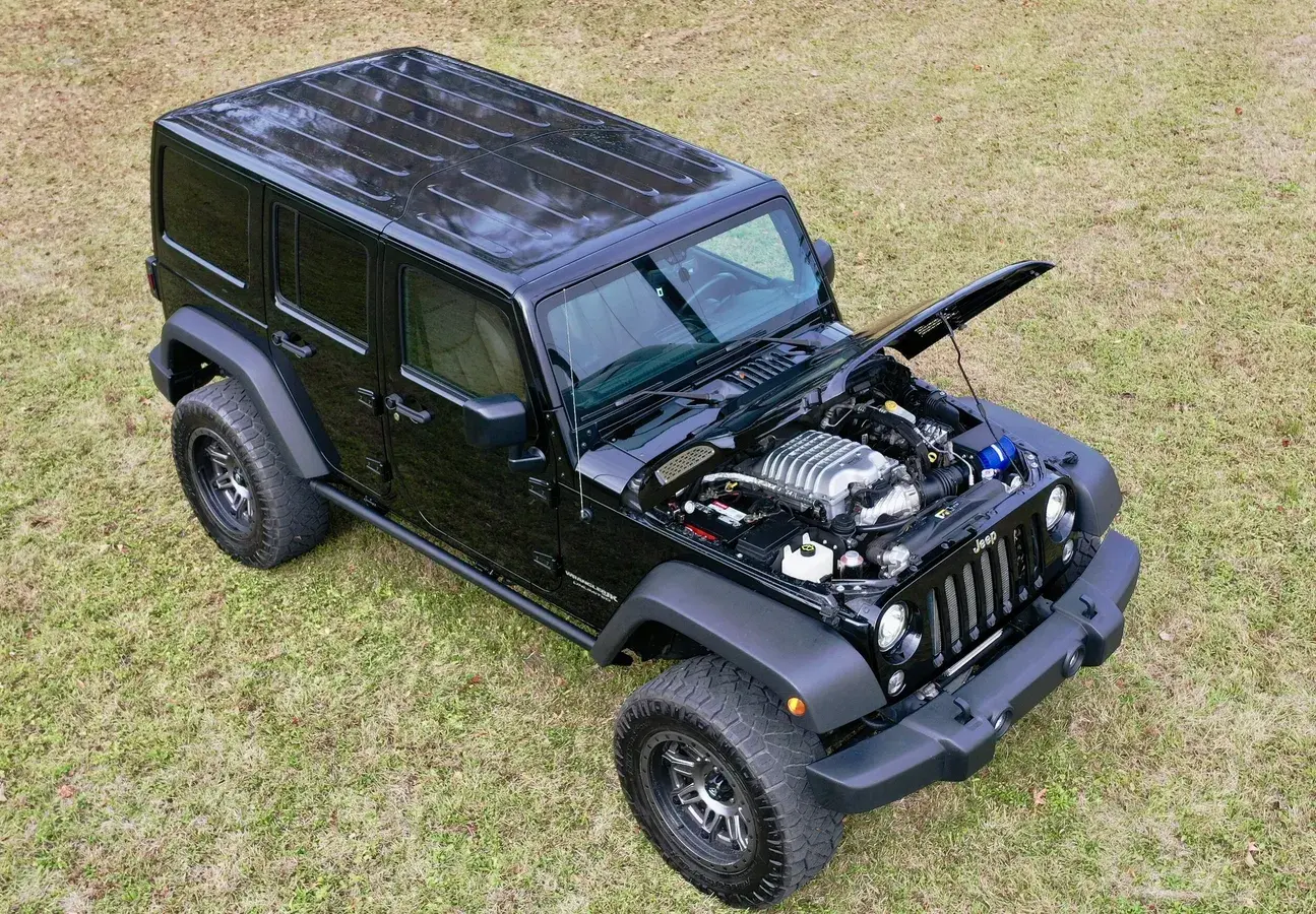 Hellcat-Powered 2018 Jeep Wrangler Rubicon