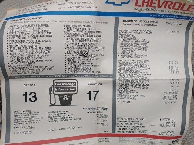 1994 Chevrolet K1500 Cheyenne
