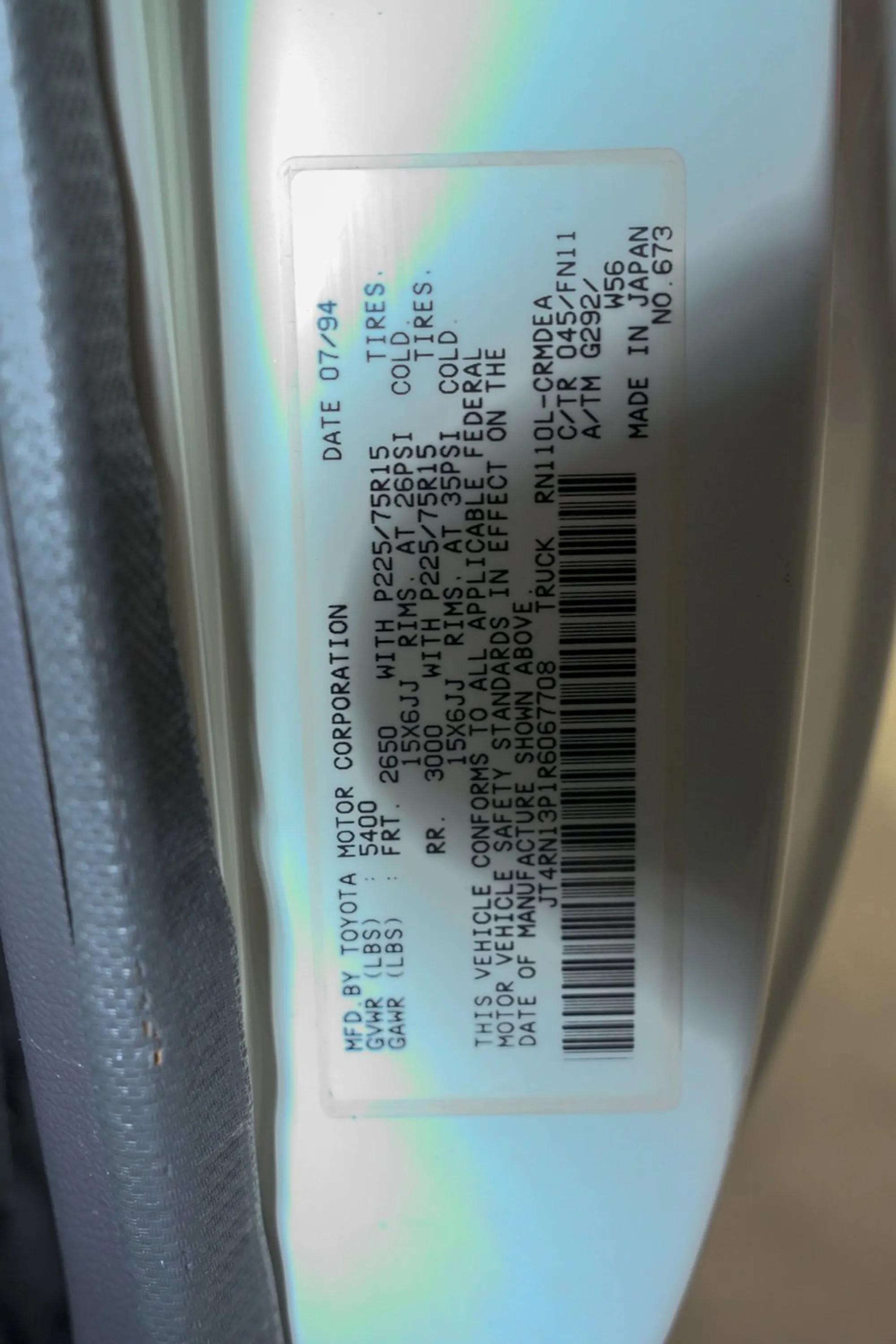 1994 Toyota Pickup 4×4