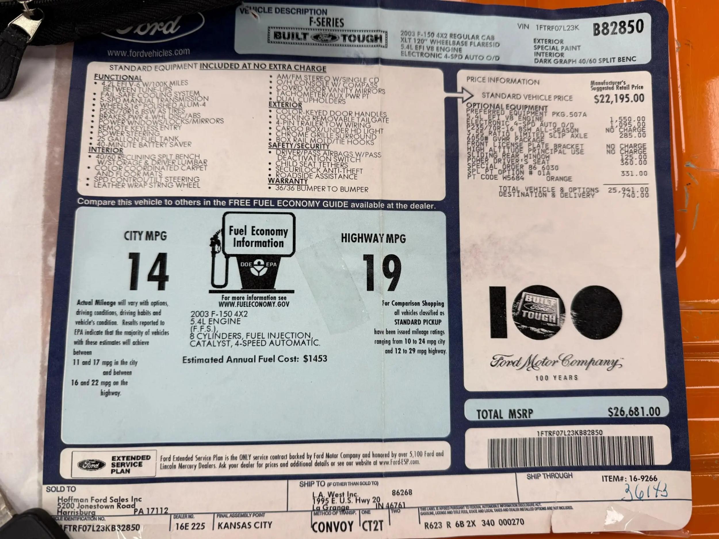 2003 Ford F-150