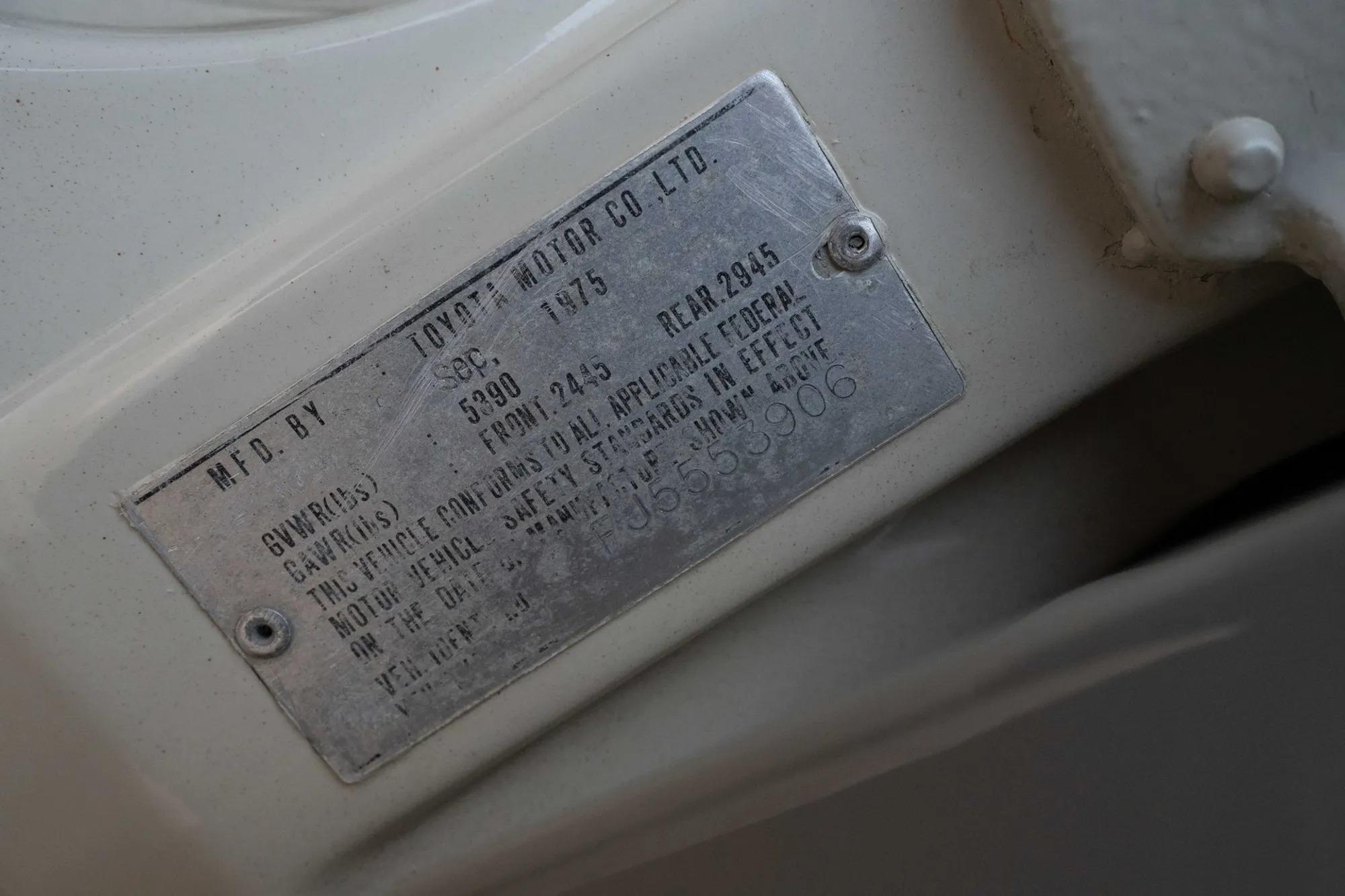 1975 Toyota Land Cruiser FJ55