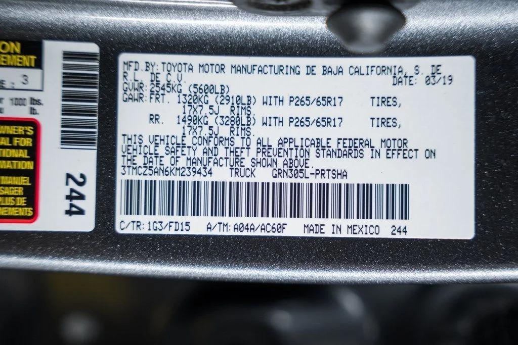 2019 Toyota Tacoma TRD Off-Road