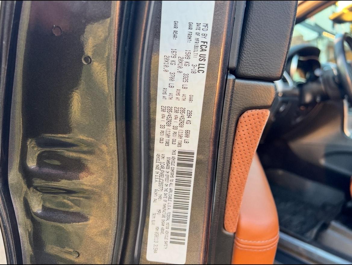 Supercharged 2018 Jeep Grand Cherokee Trackhawk 4×4