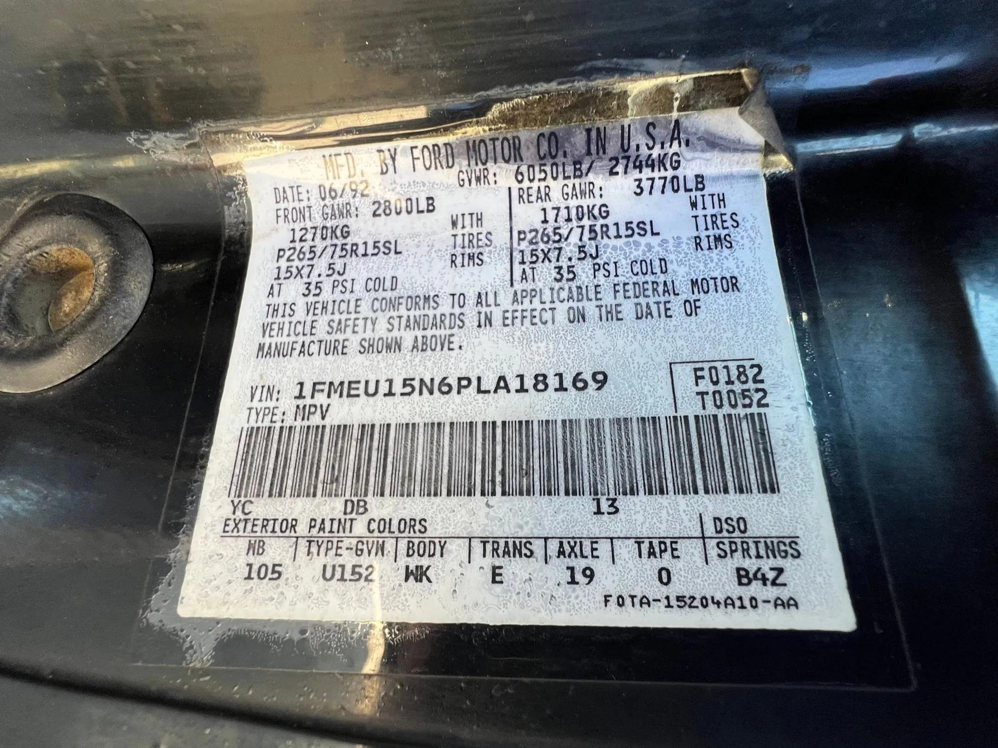 1993 Ford Bronco Eddie Bauer