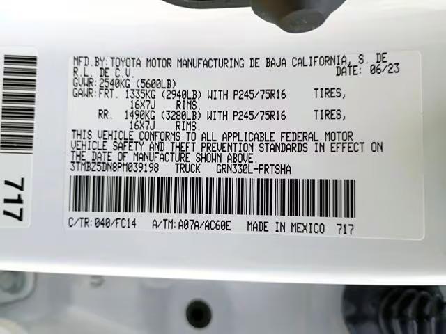 2023 Toyota Tacoma TRD Sport