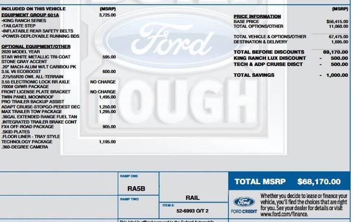 2020 Ford F-150 King Ranch