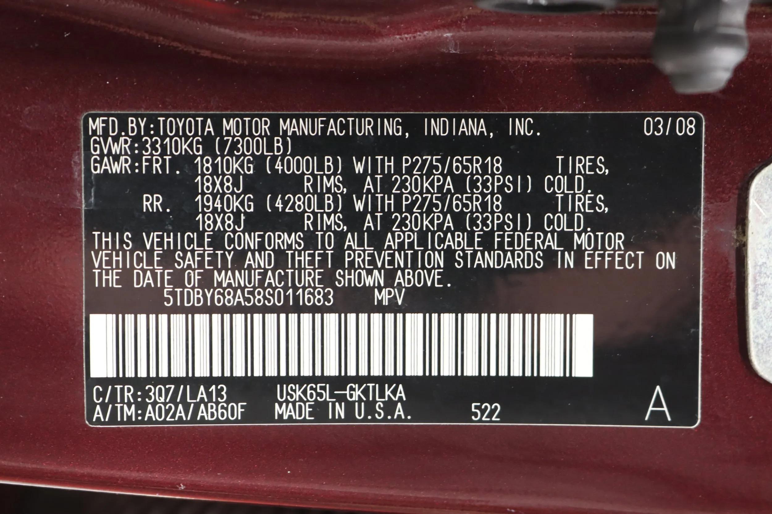 2008 Toyota Sequoia Limited - 4