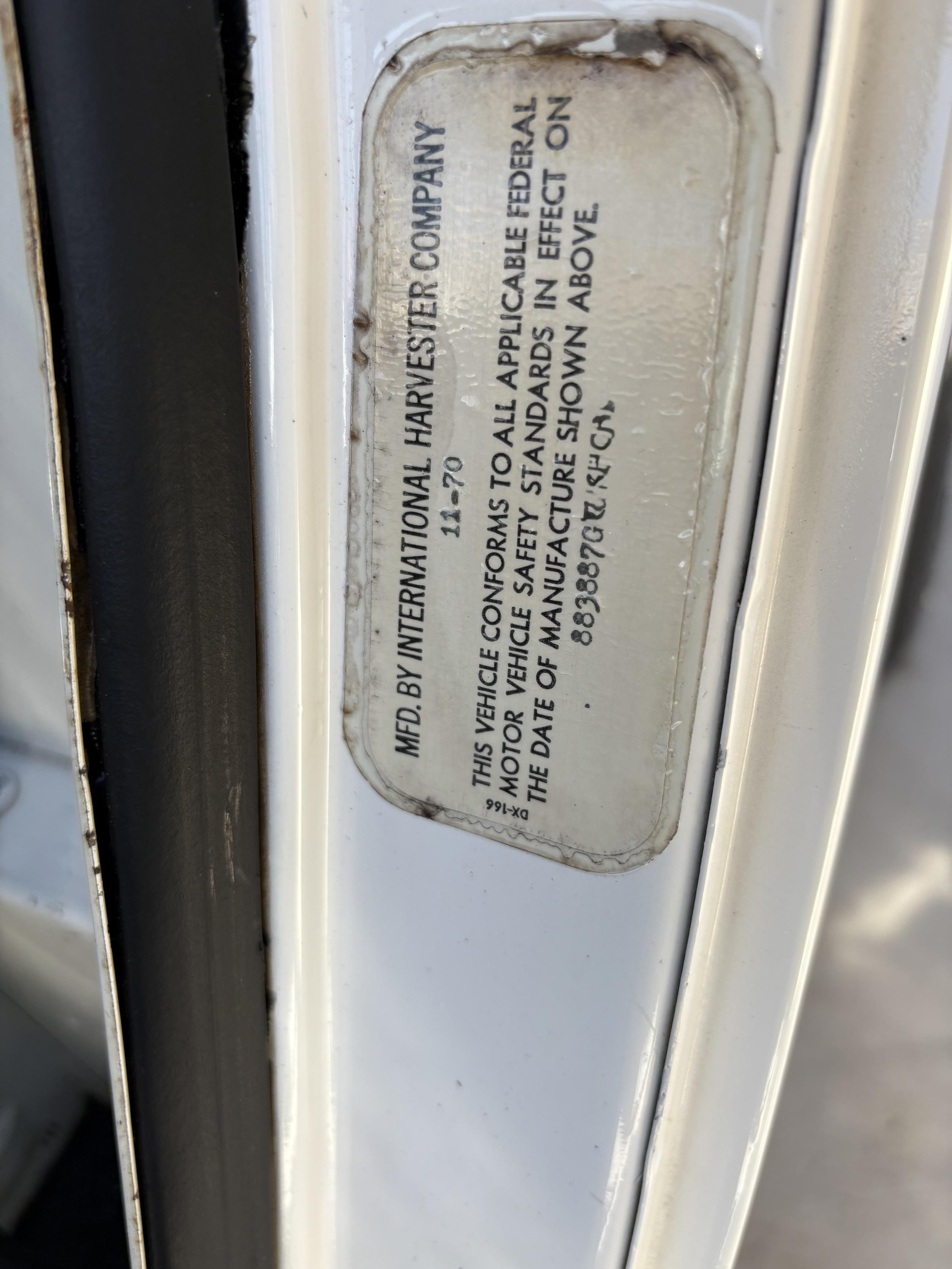 1971 International Harvester Scout Comanche