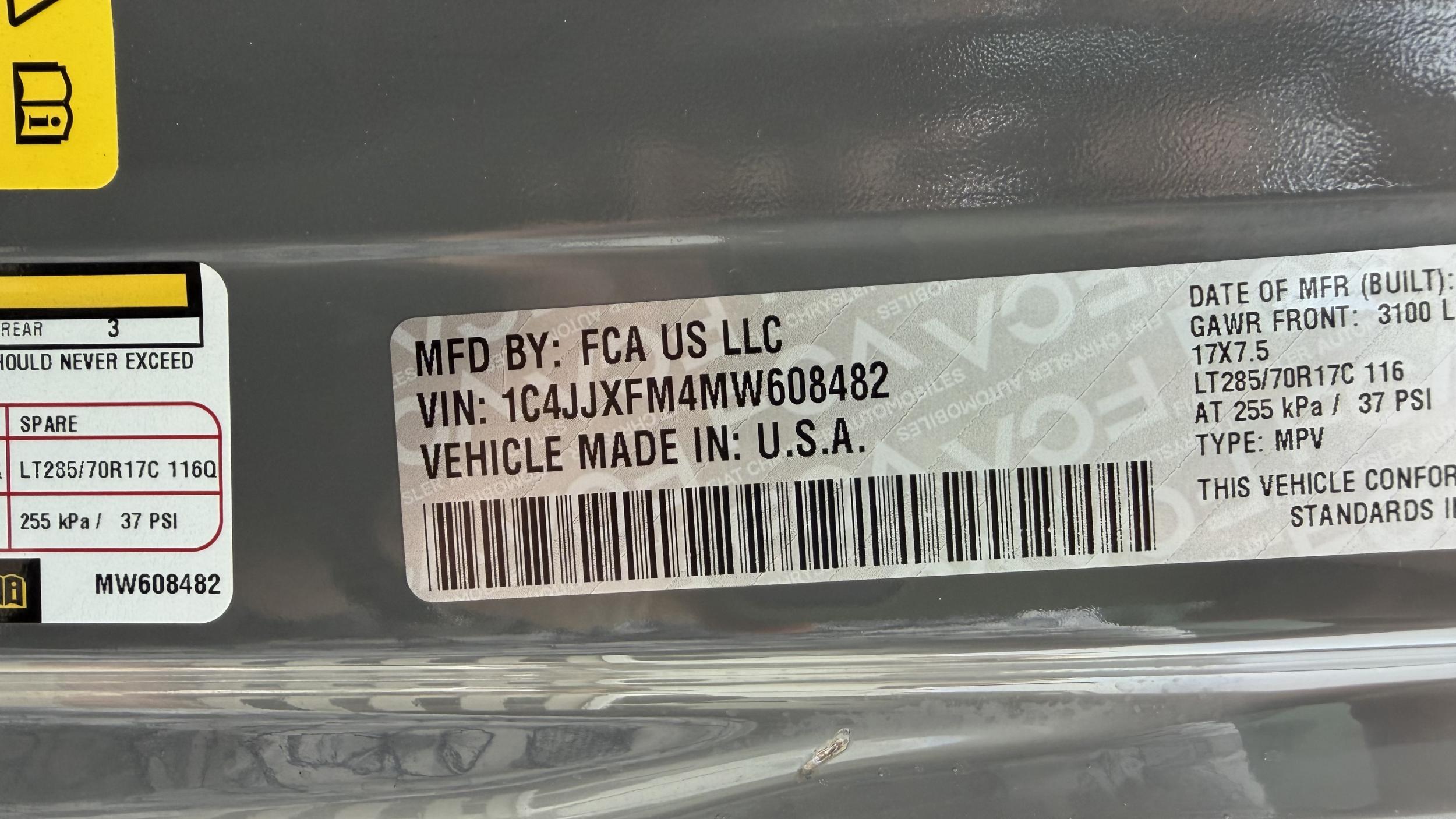 Modified 2021 Jeep Wrangler Rubicon