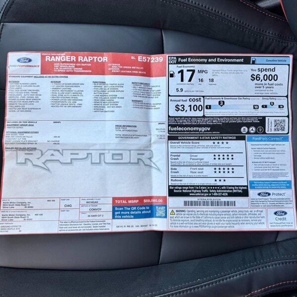 2025 Ford Ranger Raptor