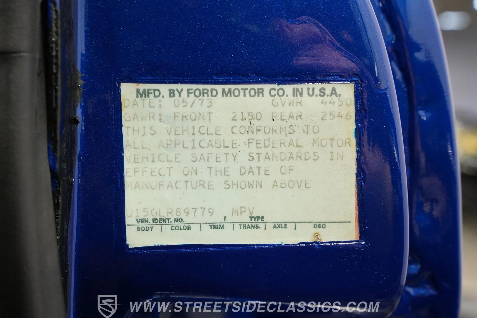 1973 Ford Bronco Restomod