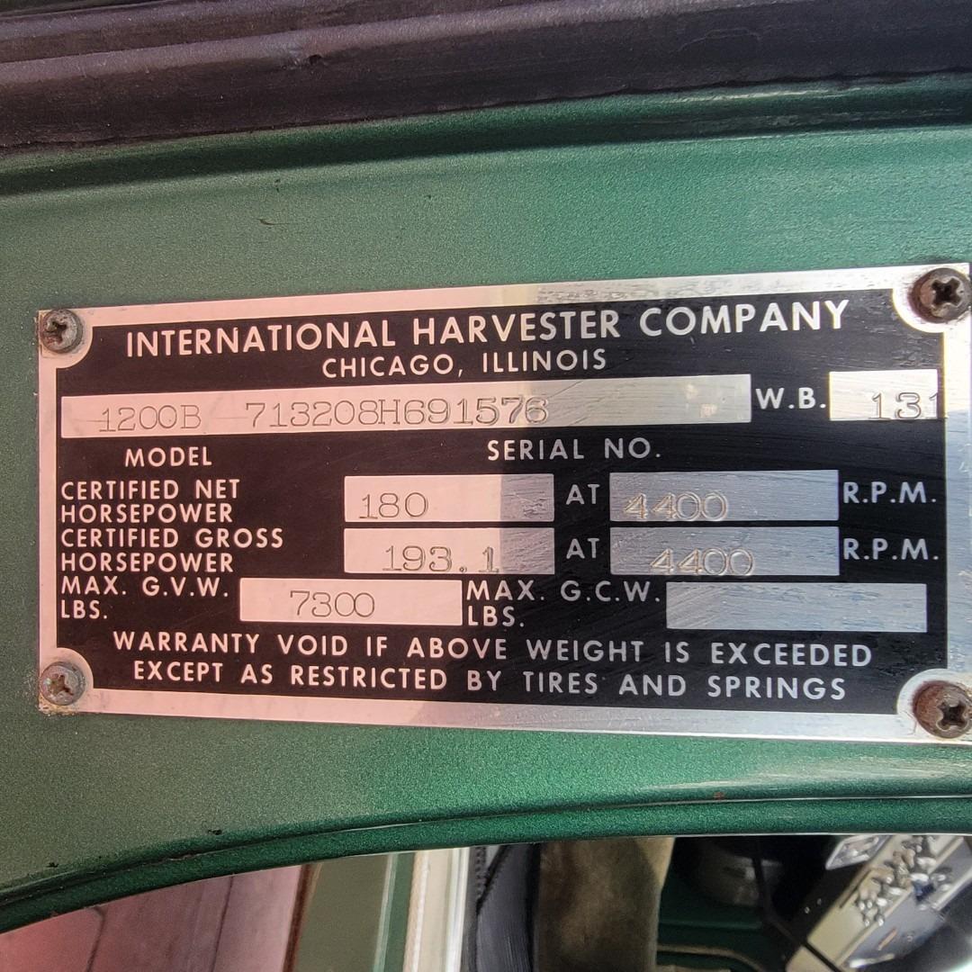 1967 International Harvester 1200B Custom