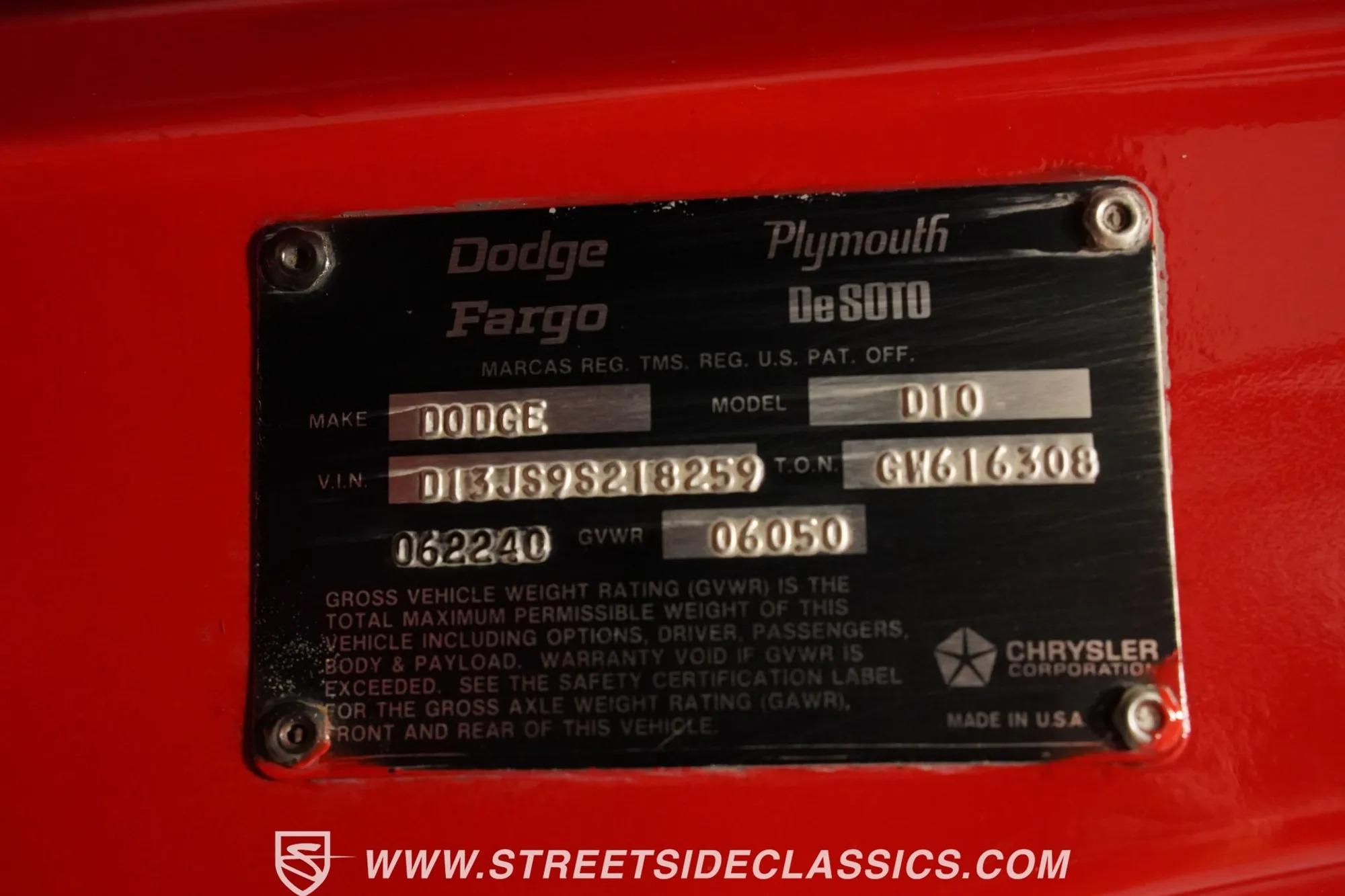 1979 Dodge Lil Red Express