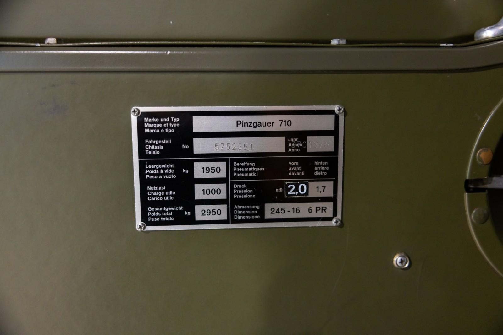 1973 Steyr-Puch Pinzgauer 710M