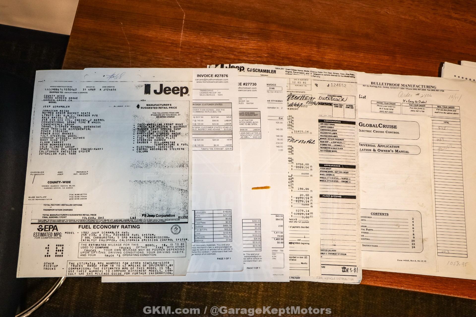 1982 Jeep CJ-8 Scrambler