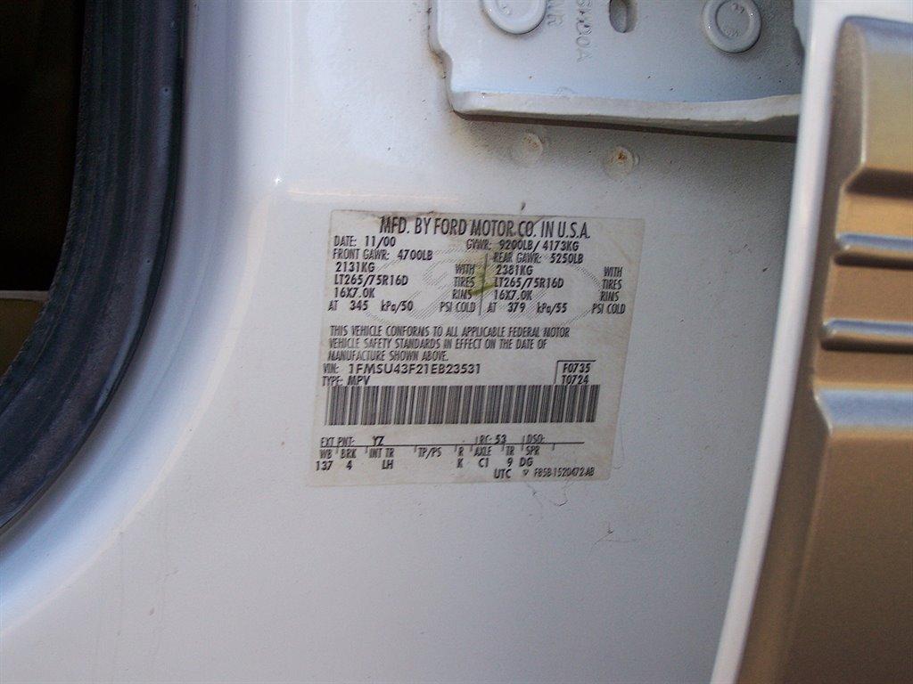 2001 Ford Excursion Limited