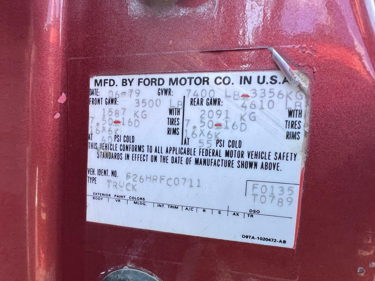 1979 Ford F-250 Ranger - 3