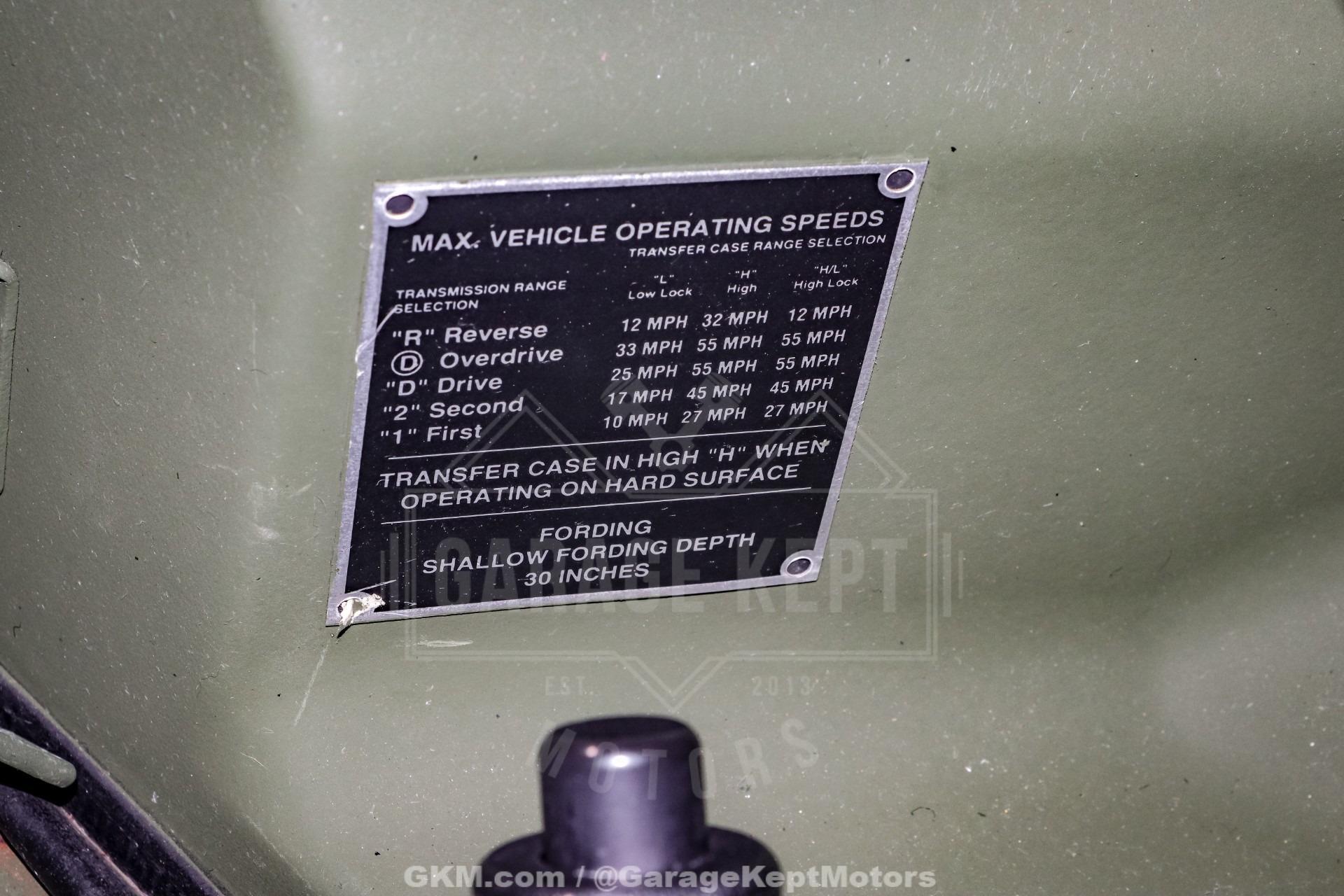 253-Mile 1998 AM General Humvee M1123