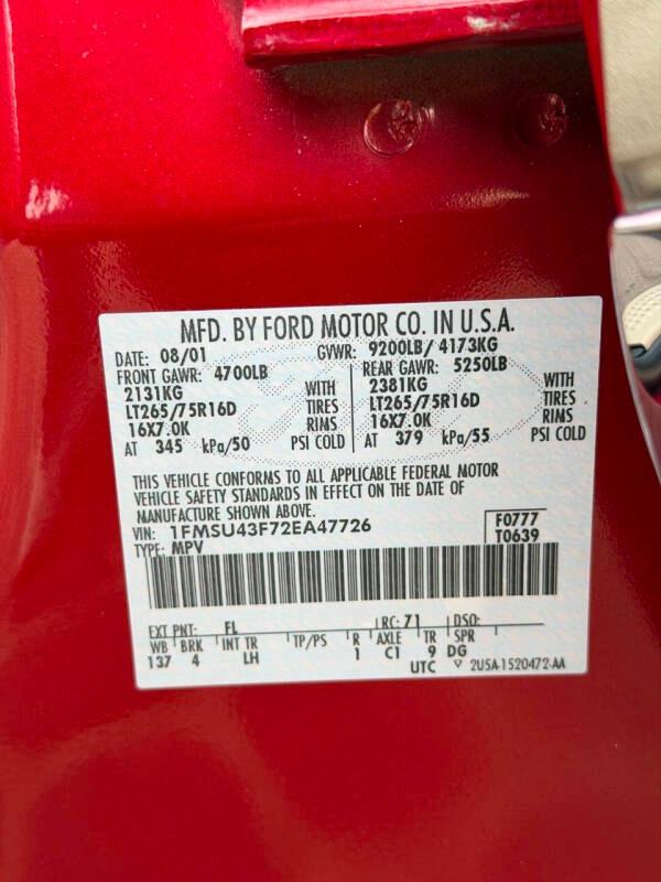 2002 Ford Excursion Limited