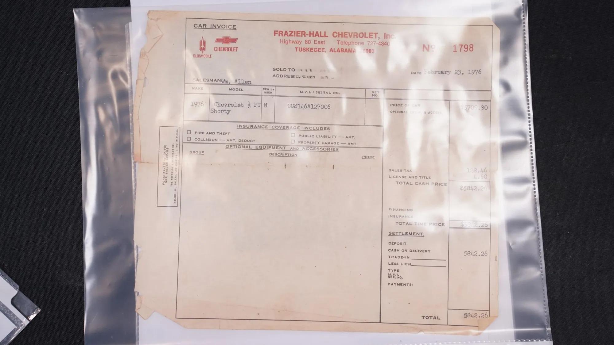 1976 Chevrolet C10 Scottsdale Stepside 454