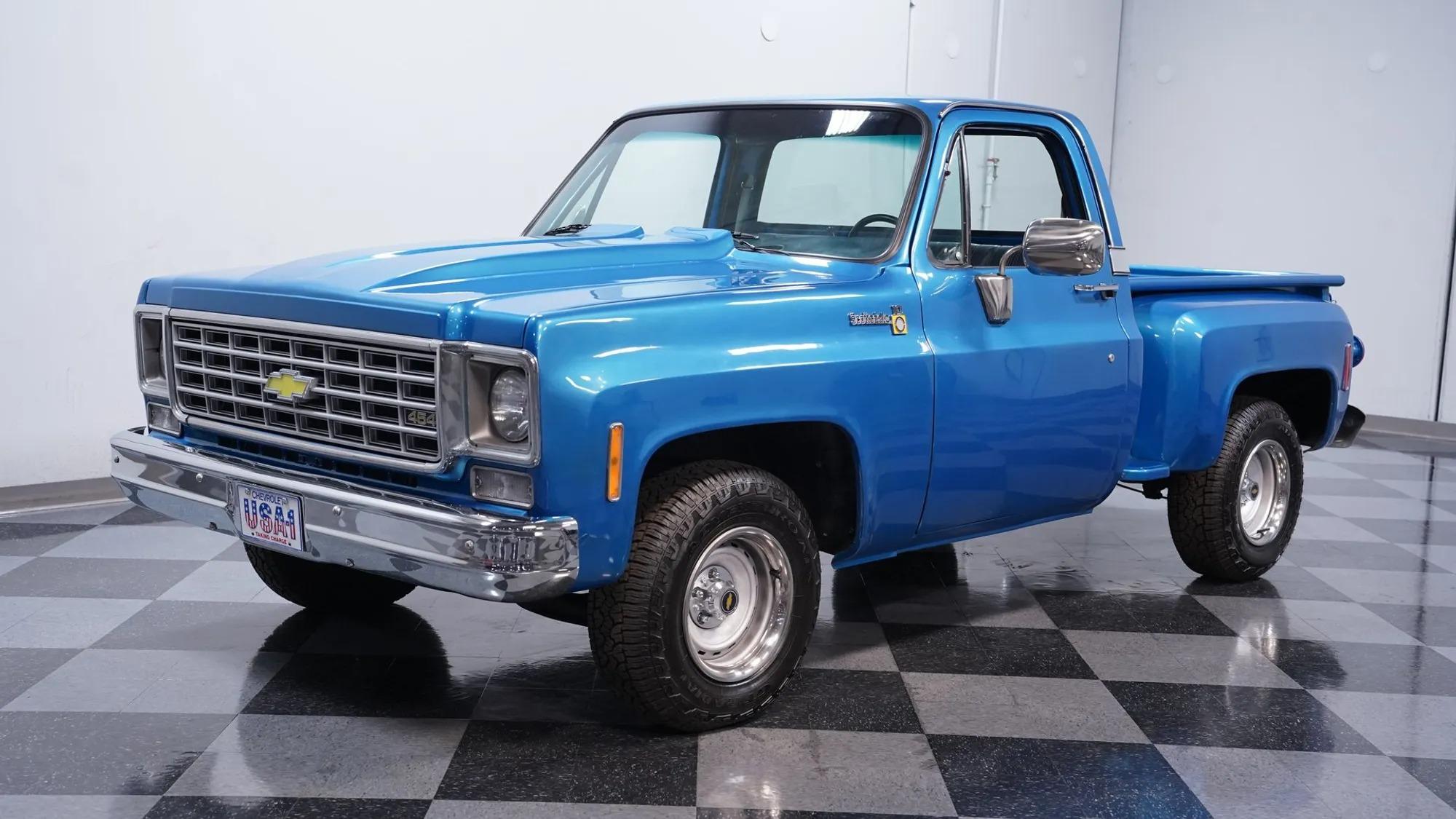 1976 Chevrolet C10 Scottsdale Stepside 454 - 3