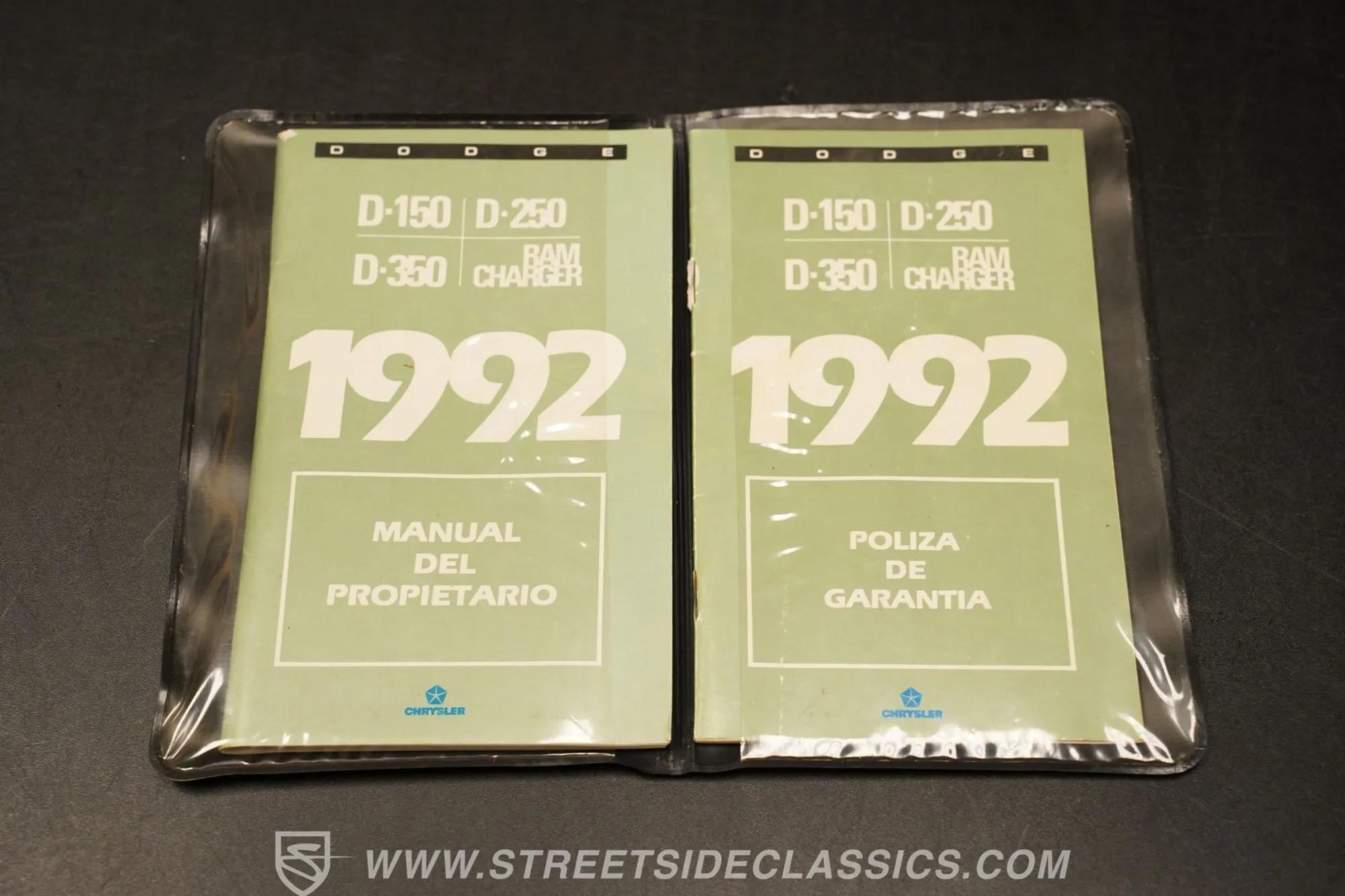 1991 Dodge Ramcharger LE