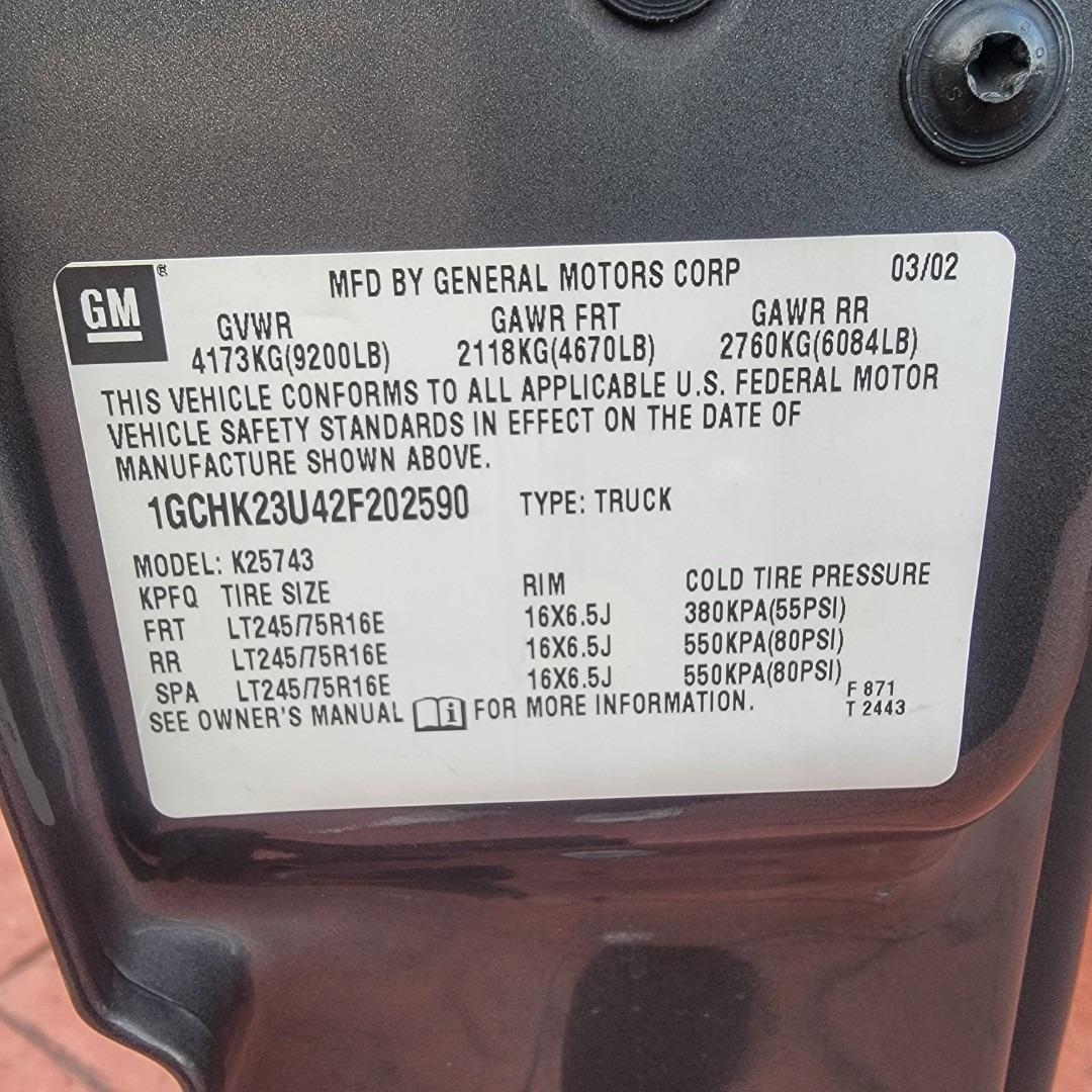 2002 Chevy Silverado 2500HD LT