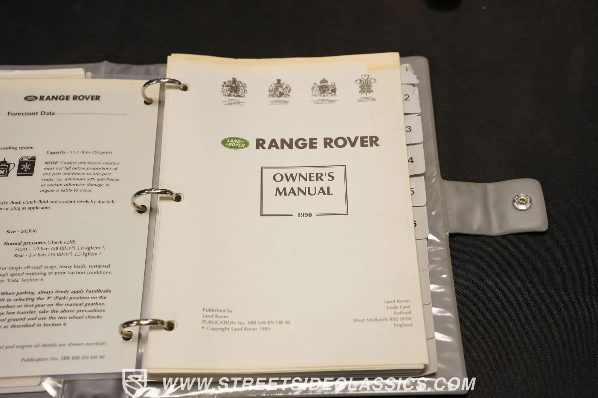 1990 Land Rover Range Rover Kingsley RHD