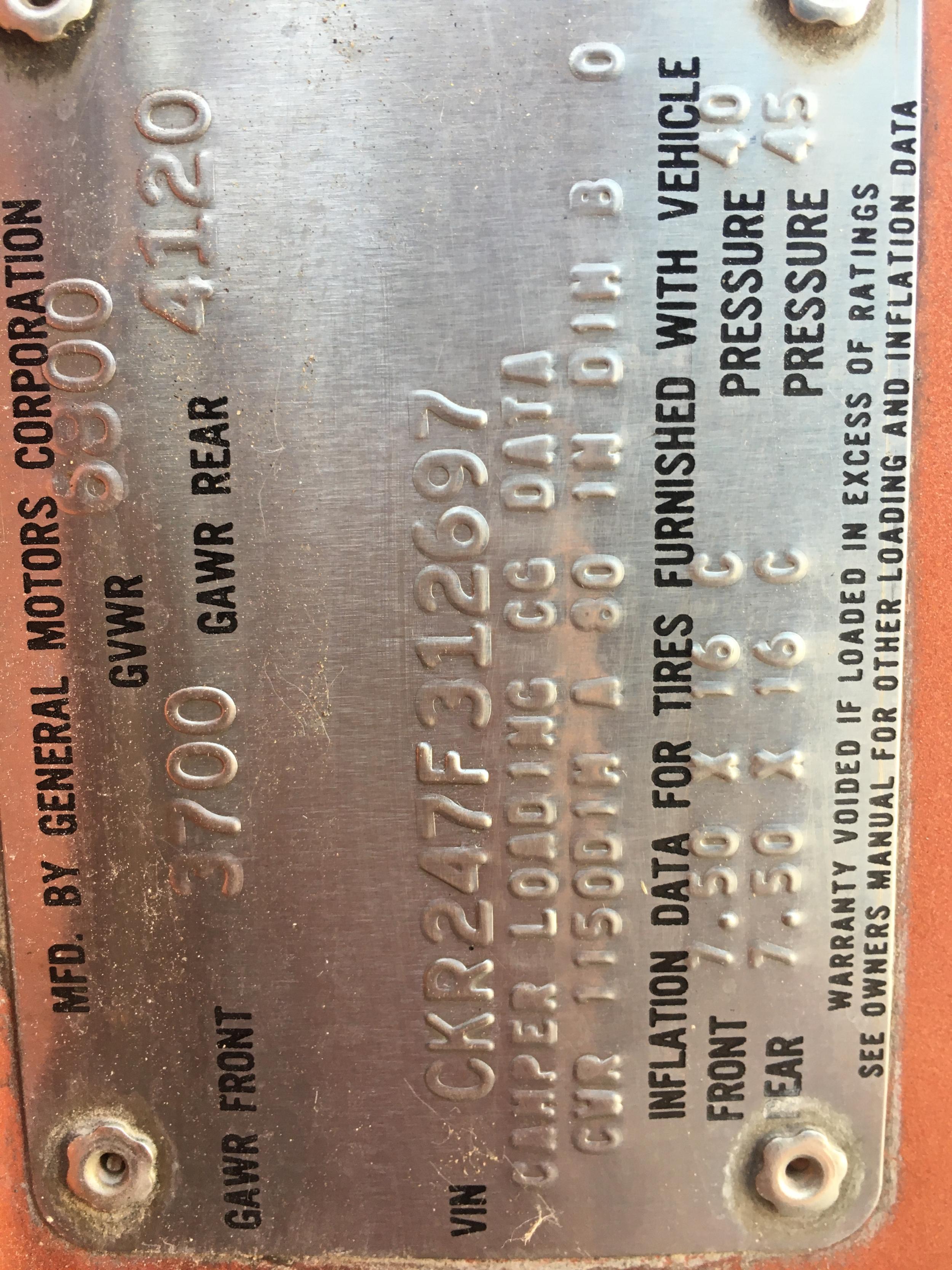 1988 Chevrolet K20 Silverado