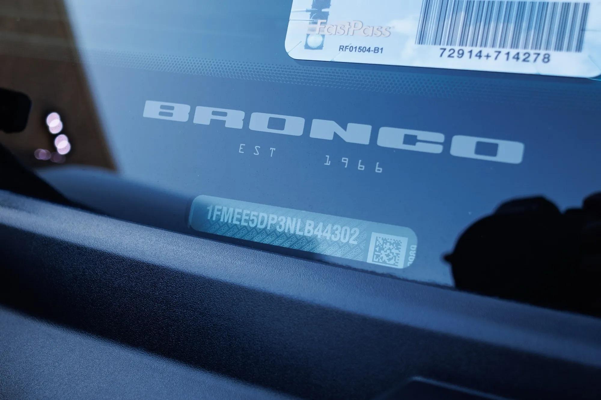 2022 Ford Bronco Wildtrak