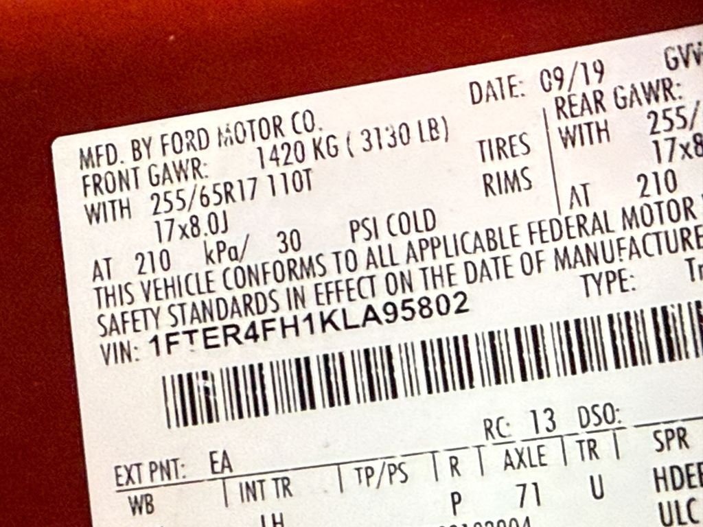 2019 Ford Ranger XLT