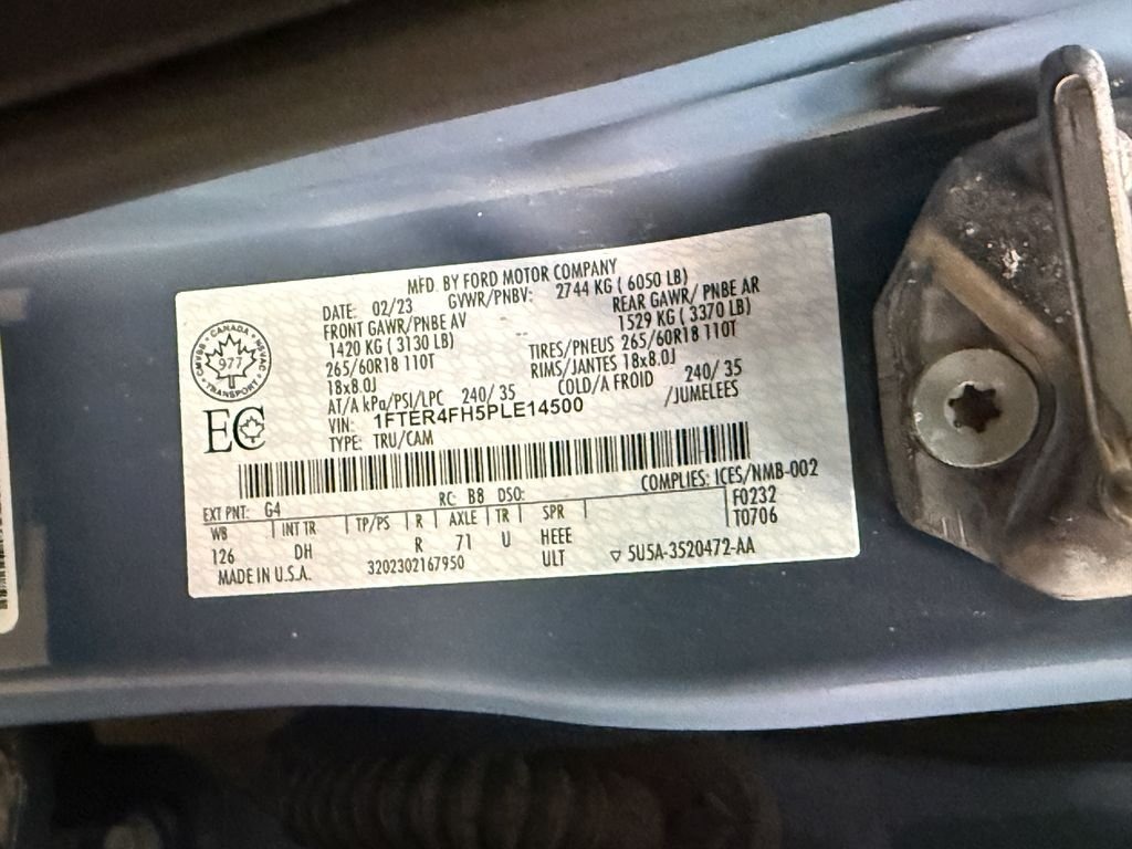 2023 Ford Ranger Lariat