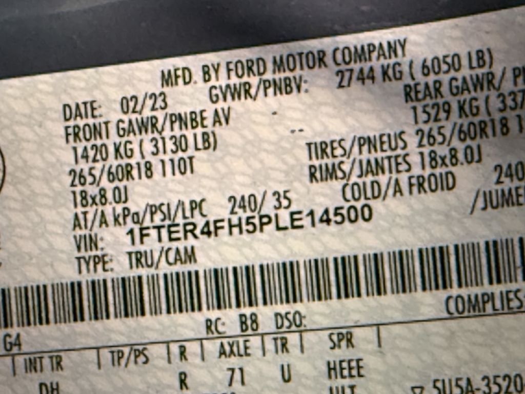 2023 Ford Ranger Lariat