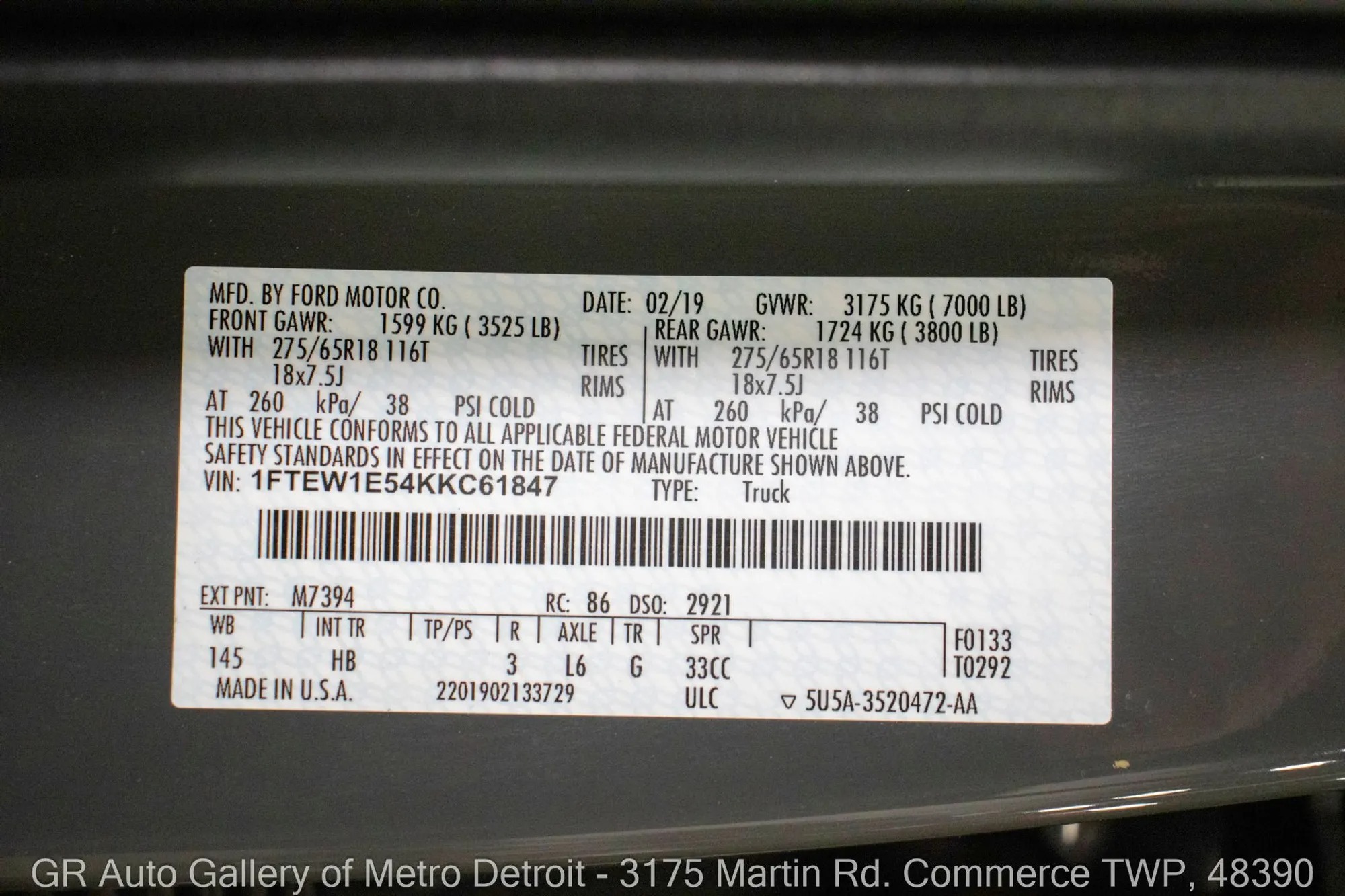 Supercharged 2019 Ford F-150 Lariat Harley-Davidson