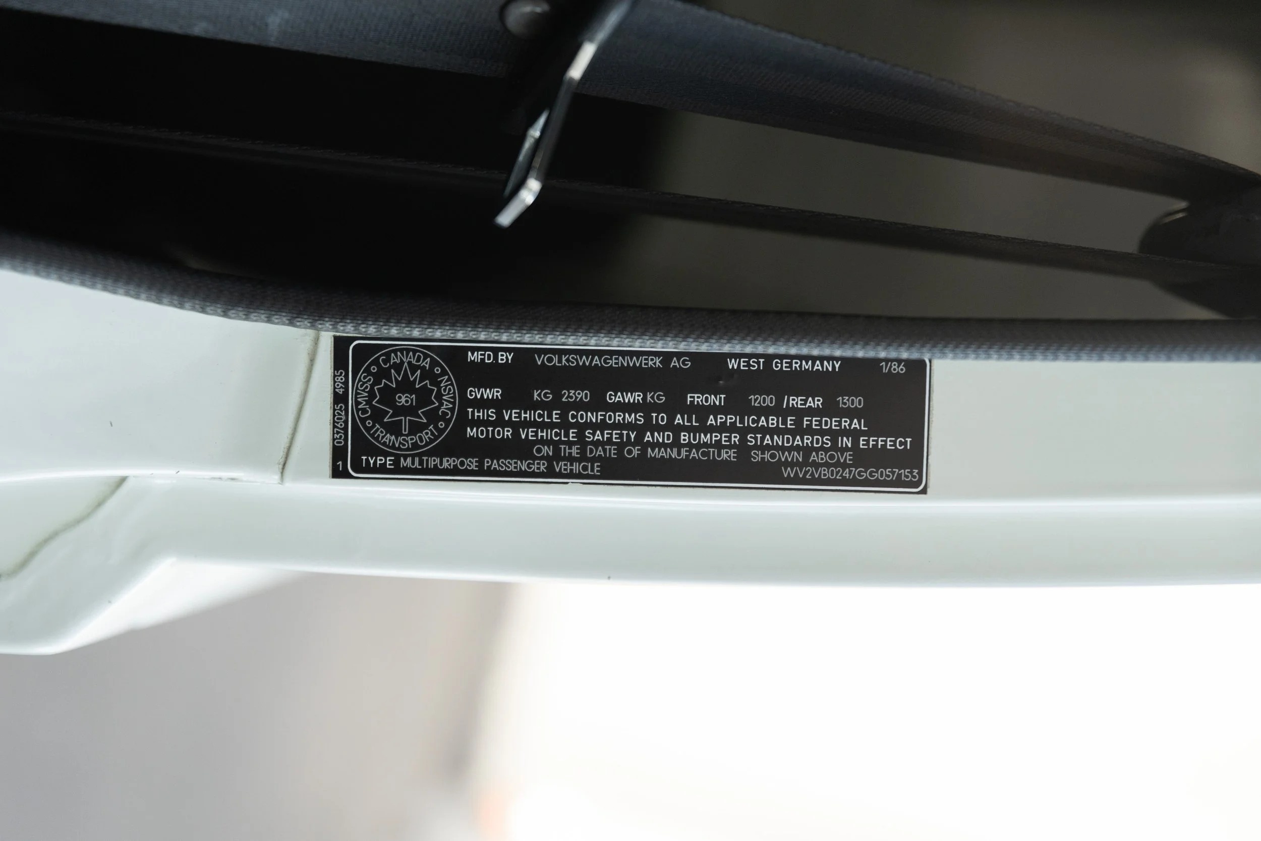 1986 Volkswagen Doka T3 Transporter