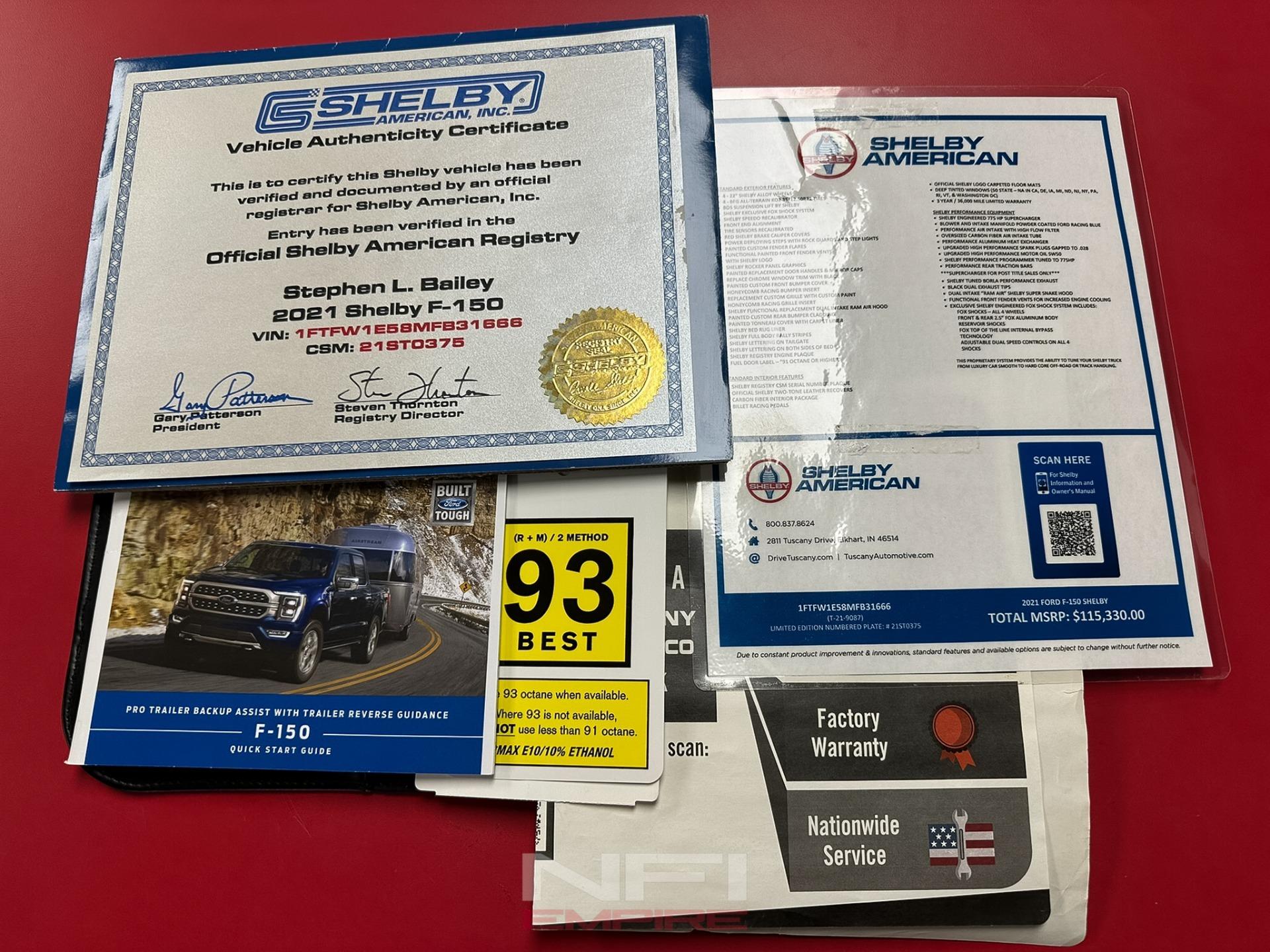 2021 Shelby Supercharged Ford F-150