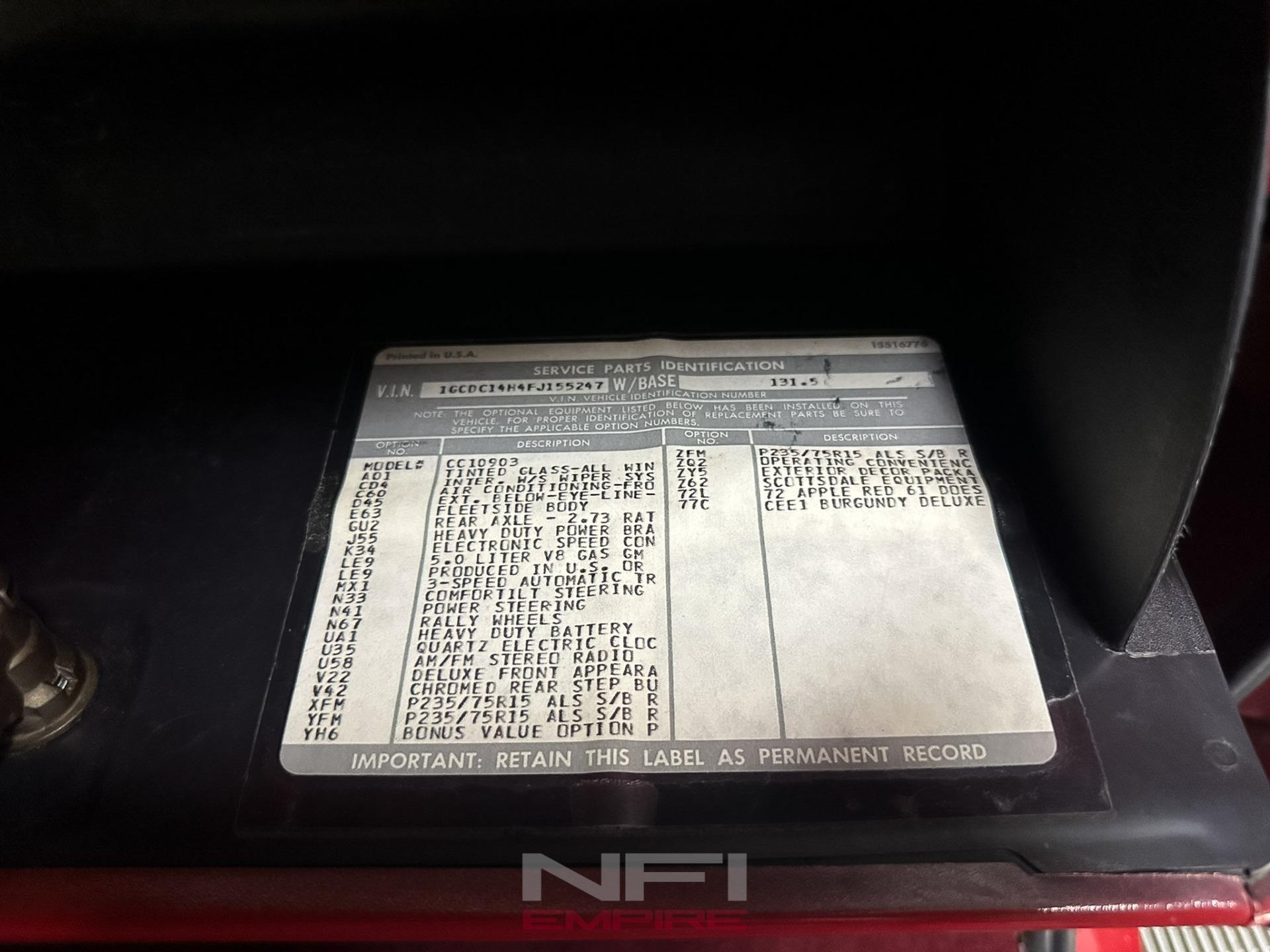 1985 Chevrolet C10 Scottsdale