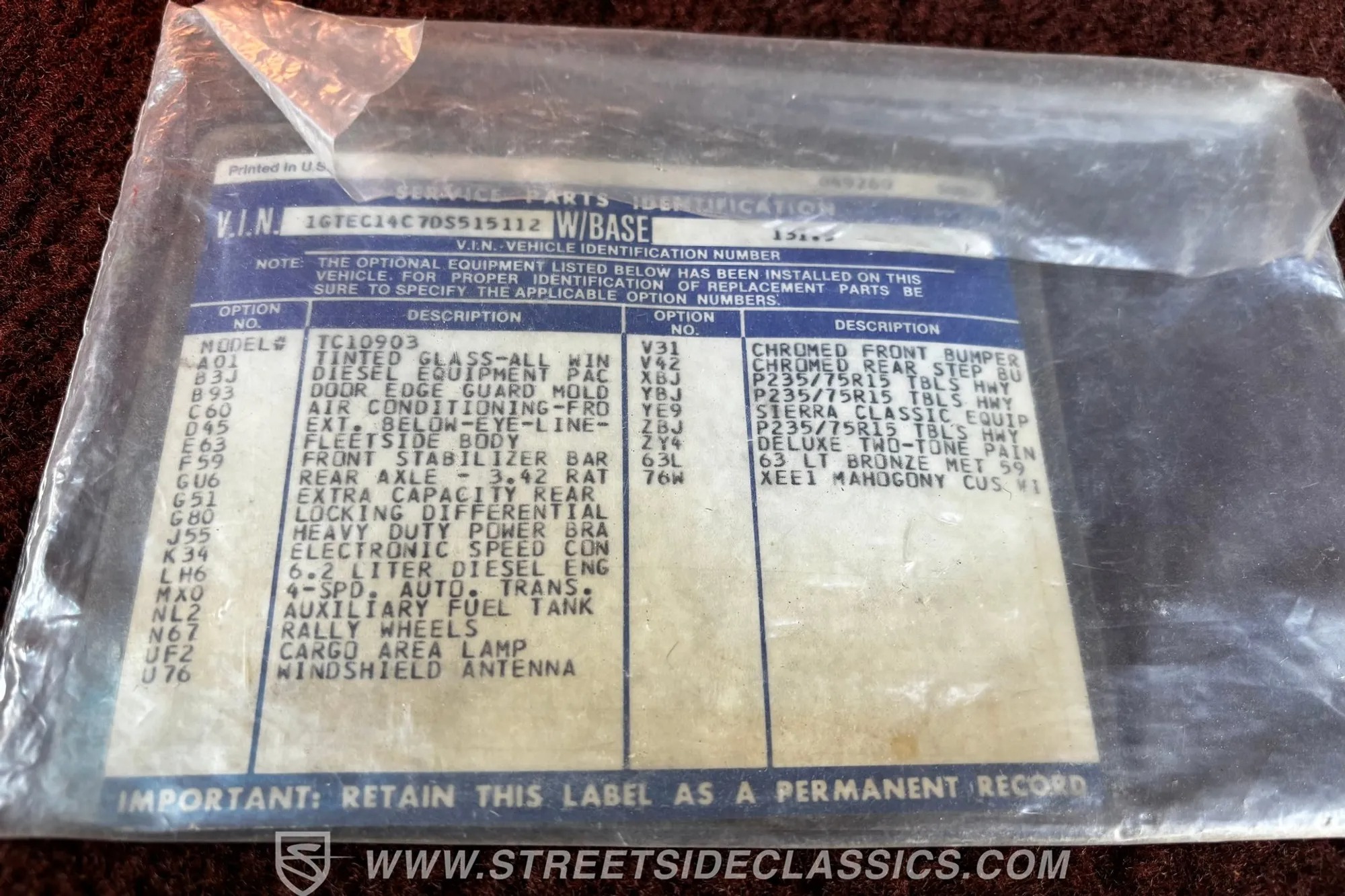 1983 GMC Sierra 1500 Classic