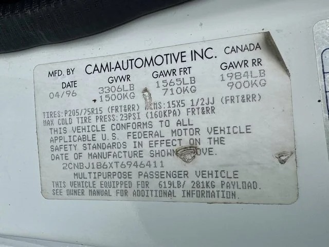 1996 Geo Tracker LSI