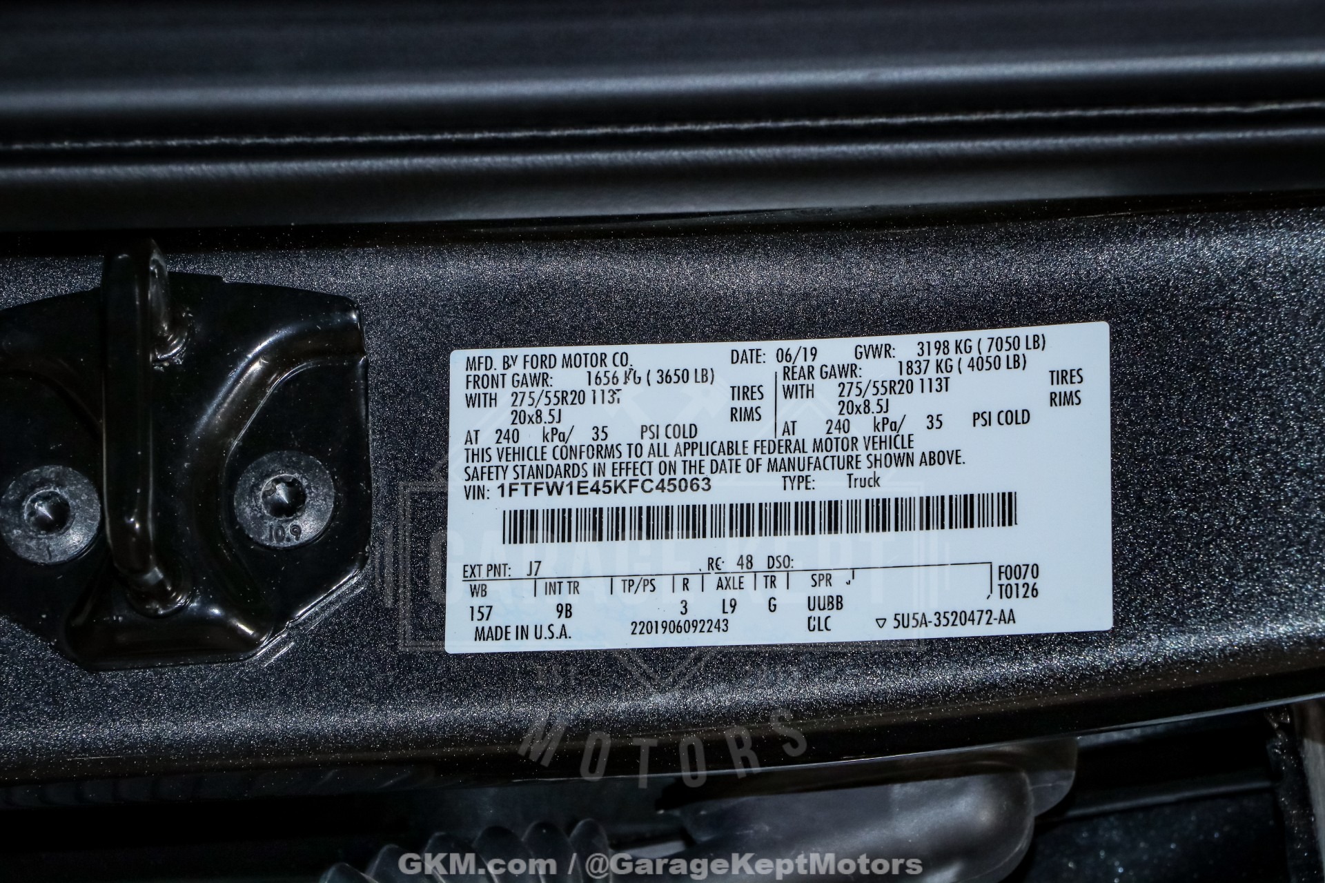 2019 Ford F-150 Platinum