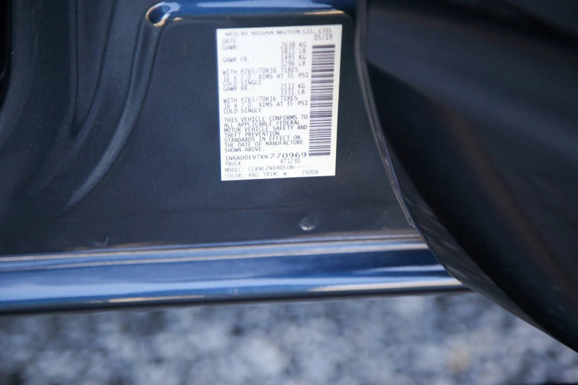 2019 Nissan Frontier SV