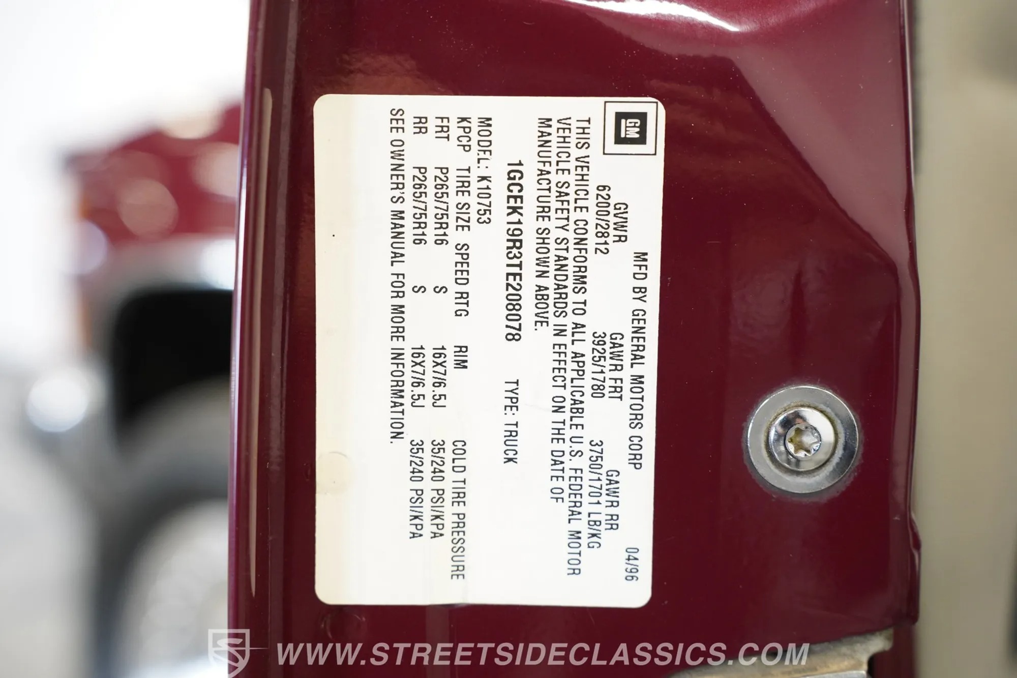 1996 Chevrolet Silverado Z71 Extended Cab