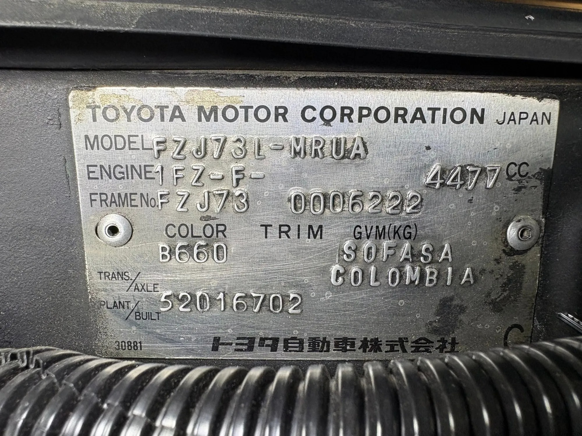 1995 Toyota Land Cruiser FZJ73