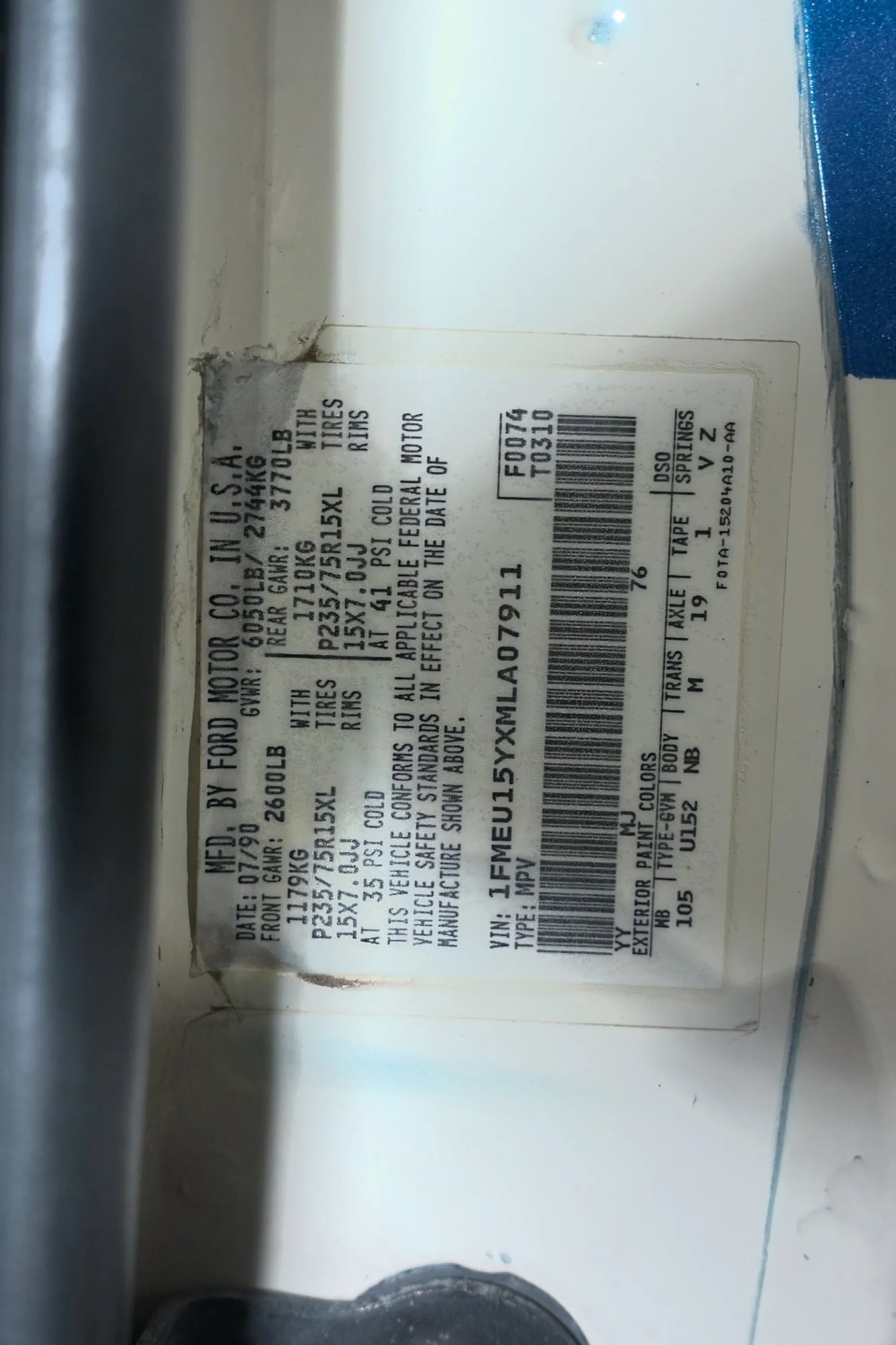 1991 Ford Bronco XLT