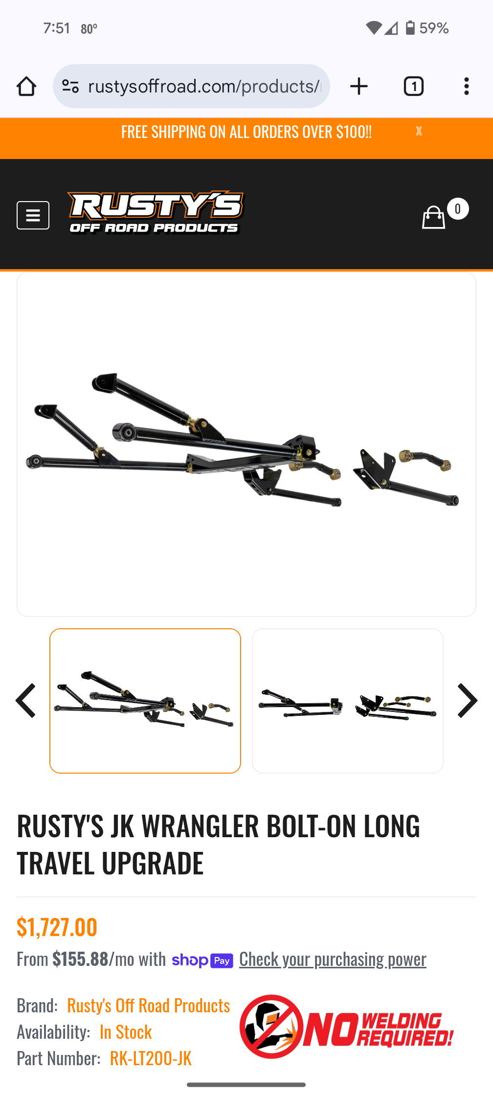 Modified 2008 Jeep Wrangler