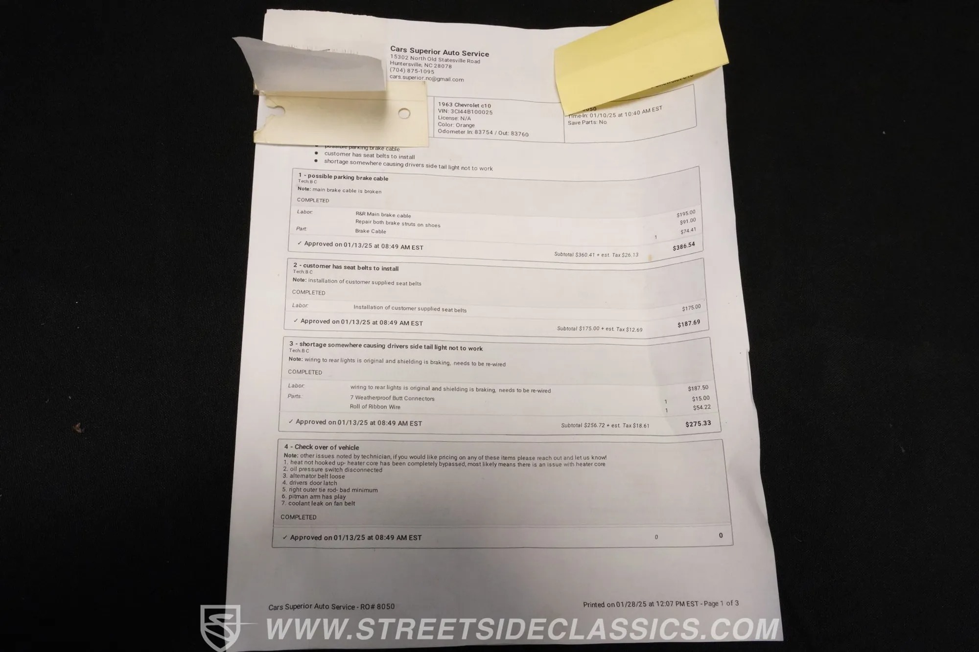 1963 Chevrolet C10 Stepside